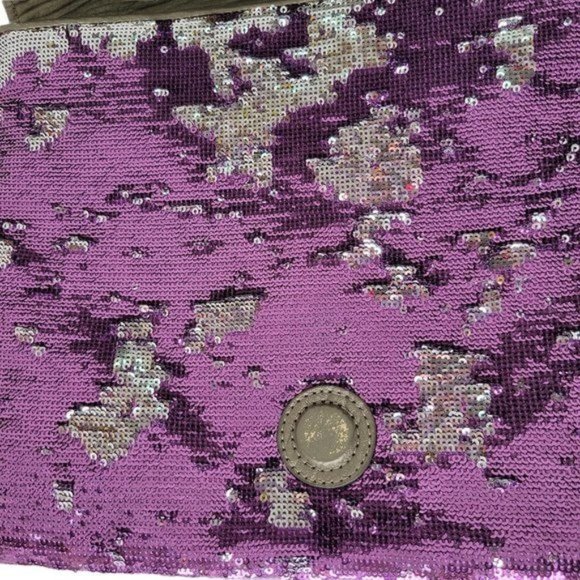ALEXIS HUDSON Sequin Clutch Envelope Style Magnetic Closure NEW w/Tag - Picture 12 of 16